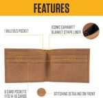 Carhartt Men's Casual Saddle Leather Wallets, Available in Multiple Styles and Colors - Image 3