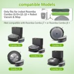 24 Pack Replacement Parts for iRobot Roomba Combo i5, i5+, j5, j5+, i3+ Vacuum Accessories Kit, 2 Main Brush, 4 Hepa Filters, 4 Mop Pads, 6 Side Brush, 6 Dust Bags, 1 Clean Tool 1 Screwdriver - Image 3