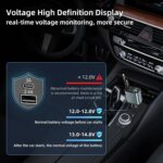 Retractable Car Charger 2Pack, 4 in 1 Fast Charge 66W with 180 Rotatable Adapter, Type C Cigarette Lighter USB Charger for iPhone 12/13/14/15 Pro Max, Apple, Samsung, Android, Pixel - Image 9