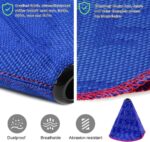 Car Gear Shifter Cover, Dustproof Canvas Fabric Car Shift Knob Boot Dust Cover, Waterproof Manual Automatic Shift Knob Sleeve Protector Universal for Most Vehicles (Blue) - Image 4