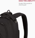 SwissGear 1186 Bungee Backpack, Black, 17-Inch - Image 5