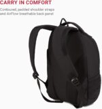SwissGear 1186 Bungee Backpack, Black, 17-Inch - Image 6