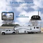 Wireless Backup Camera for Furrion Systems 7'' IPS Touchscreen Monitor RV Trailer Back Up Camera, HD Infrared Night Vision 1080P Rear View Camera Truck 5th Wheel RV Camper Trucks HaoKeo - Image 3