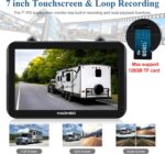 Wireless Backup Camera for Furrion Systems 7'' IPS Touchscreen Monitor RV Trailer Back Up Camera, HD Infrared Night Vision 1080P Rear View Camera Truck 5th Wheel RV Camper Trucks HaoKeo - Image 4
