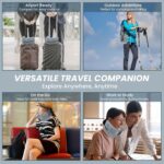 Neck Pillow for Traveling, Polyester Stuffable Neck Pillow Packable Empty Soft Travel Pillow Case Cover No Filler Luggage Pillow Storage Bag Travel Essentials for Travel Home Office - Image 8