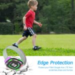 2 Pack Edge Protector Compatible with Fitbit Google Ace LTE Kids Smartwatch, Cute Cartoon Protective Case Cover Accessories for Fitbit Google Ace LTE Kids Smartwatch(Dinosaur+Bee) - Image 4