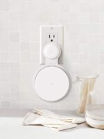 Outlet Wall Mount for Google WiFi AC1200, No Messy Wires Space Saving Easily Be Moved Outlet Mount for Google Mesh WiFi Router, Best Design for Winding Power Cord (3 Pack) - Image 5