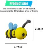 Cute Bee Car Antenna Topper, EVA Funny Auto Antenna Foam Ball, Easy to Find Car in The Parking Lot, Universal Vehicle Exterior Decoration Accessories for Car, Truck, SUV (Bee/Blue) - Image 3