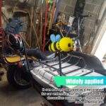 Cute Bee Car Antenna Topper, EVA Funny Auto Antenna Foam Ball, Easy to Find Car in The Parking Lot, Universal Vehicle Exterior Decoration Accessories for Car, Truck, SUV (Bee/Blue) - Image 6