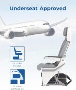 BAGSMART Carry On Luggage Underseat 16-inch Airline approved Underseater Softside Travel Suitcase with Wheels Lightweight Overnight Rolling Carry-on Luggage for Women Men Weekender,Black - Image 3