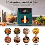 Panana Air Fryer, 8QT Large Capacity Air Fryer, Oilless Healty Cooker Air Fryer Oven with 8 Presets, 1500W Air Fryer for Quick Meal, Home Use (C-NEW) - Image 3