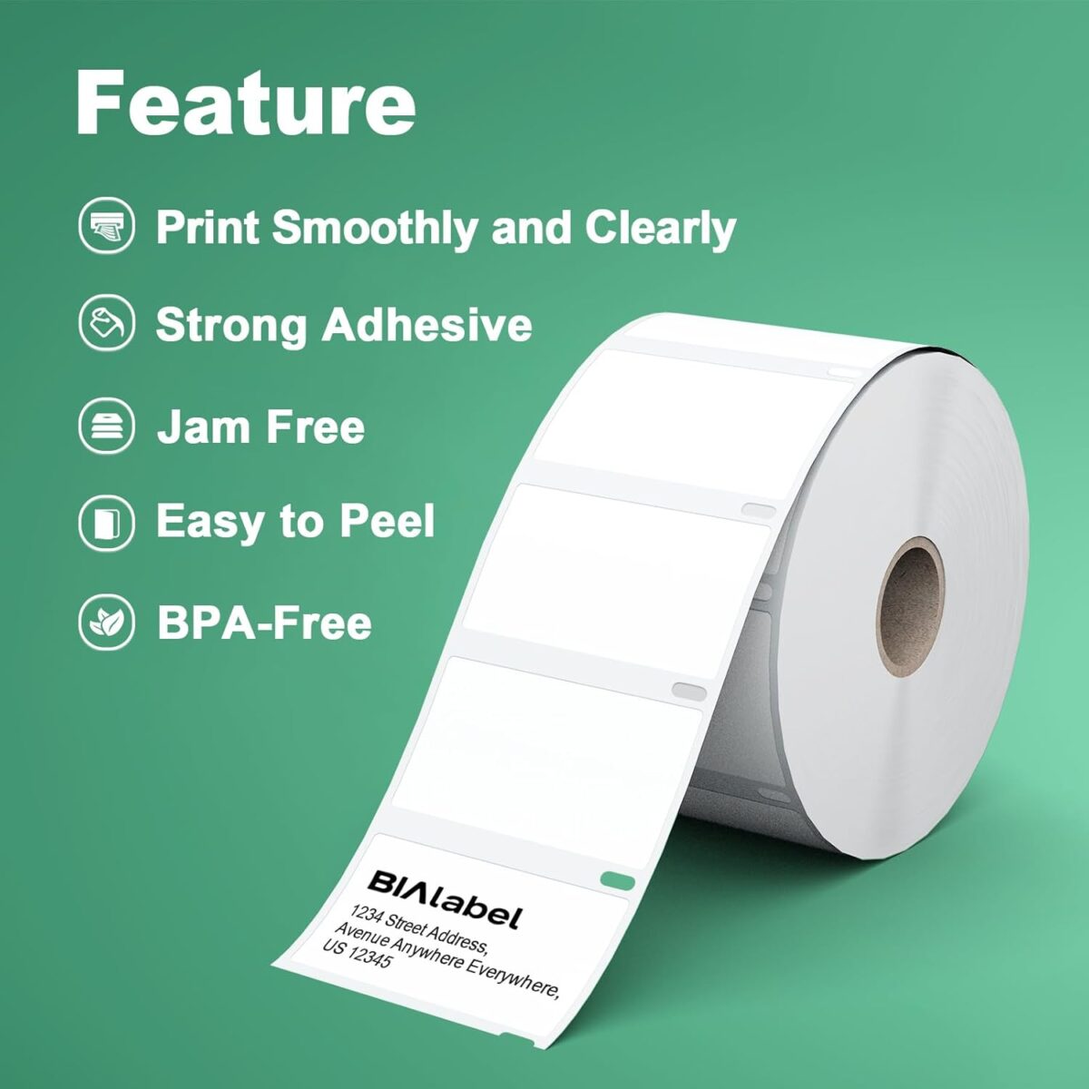 12 Rolls 2-1/4" x 1-1/4" Thermal Labels Replacement for Dymo 30334, Compatible with DYMO LabelWriter 4XL, 450, 450 Duo, 450 Turbo, 450 Twin Turbo, Not Fit 5XL & 550 - Image 5