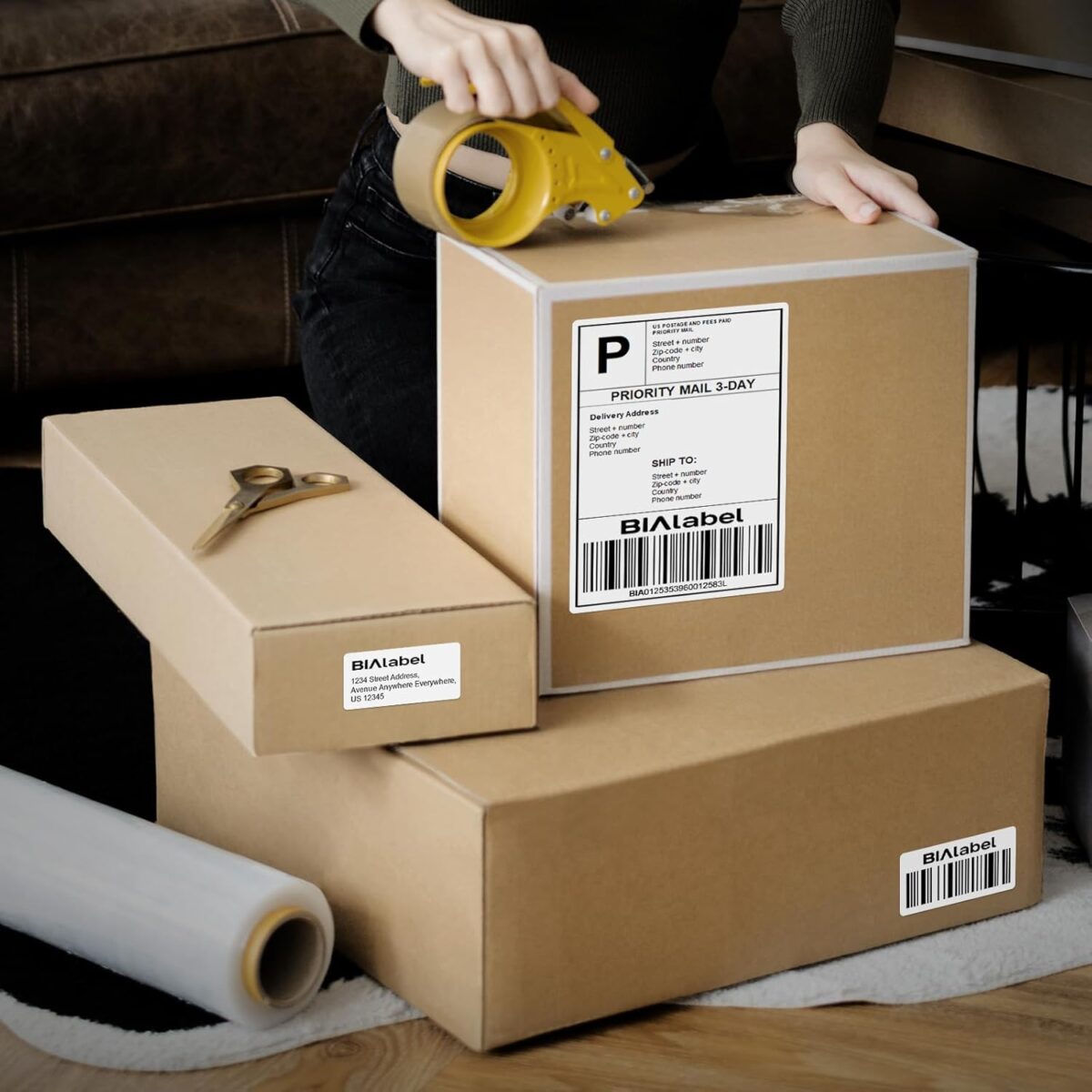 12 Rolls 2-1/4" x 1-1/4" Thermal Labels Replacement for Dymo 30334, Compatible with DYMO LabelWriter 4XL, 450, 450 Duo, 450 Turbo, 450 Twin Turbo, Not Fit 5XL & 550 - Image 8
