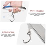 Handheld Luggage Scale with LCD Display Portable Scale for Travel Fishing and Baggage Weighing Compact Design with Comfortable Handle - Image 8