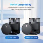 20 Pack Replacement Accessories Kit Compatible with ECOVACS DEEBOT X8 Pro Omnii/Yeedi S14 Plus Robot Vacuum, 1 Main Brush, 6 Side Brush, 4 HEPA Filter, 2 Mopping Roller, 6 Dust Bag - Image 3