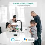 Smart Deadbolt Door Lock Set: Hornbill Keyless Entry Door Knobs with Fingerprint Electronic Digital Bluetooth Door Lock with Keypad Code App Alexa Auto Lock for House Apartment Black - Image 7