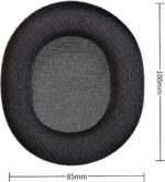 Replacement Earpad for Steelseries Arctis 7/Arctis 5/Arctis 3/Arctis 1/ Arctis Pro Lossless Wireless Gaming Headset, Soft Memory Sponge & Breathable Mesh Fabric Ear Pads Cushion (Black) - Image 3