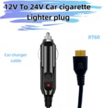 6.8FT Portable12V/24V car Charger Suitable Compatible Ecoflow Delta/River, Bluetti EB55, Anker 757/767 and XT60 connectors Solar Power Plants, for Ecoflow Wave 2 Cigarette Lighter Cables - Image 8