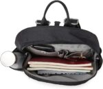 Securtex® Anti-theft Vacation Travel Backpack 10x13" Slash-Resistant Nylon Daypack w/RFID, Charcoal - Image 5