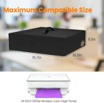 Printer Dust Cover for HP ENVY 6055e Wireless Color Inkjet Printer - Waterproof Anti-Static Dustproof Cover, Foldable 18.5x15.7x5.1in with Handle (300D Oxford Fabric) for Office and Home - Image 3