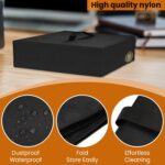 Printer Dust Cover for HP ENVY 6055e Wireless Color Inkjet Printer - Waterproof Anti-Static Dustproof Cover, Foldable 18.5x15.7x5.1in with Handle (300D Oxford Fabric) for Office and Home - Image 4