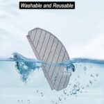 Mop Pads Accessories for ECOVACS DEEBOT T10 Plus/DEEBOT N20 Plus, for Yeedi C12 Pro Plus Robotic Robot Vacuum, 8 Pcs Washable and Reusable Microfiber Mop Pads Replacement Part - Image 5