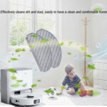 Mop Pads Accessories for ECOVACS DEEBOT T10 Plus/DEEBOT N20 Plus, for Yeedi C12 Pro Plus Robotic Robot Vacuum, 8 Pcs Washable and Reusable Microfiber Mop Pads Replacement Part - Image 7