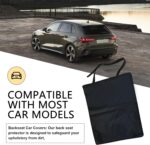 2PCS Car Kick Mats Back Seat Protector for Child, Car Seat Cover, Waterproof Protection of Car Seat Back from Mud and Scratches, Automotive Essentials - Image 5