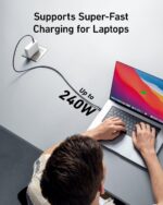 Anker USB C Cable(3.3FT, 240W), USB 4 Data Cable, 40Gbps, 8K HD Display, Thunderbolt 4/3 Compatible, for iPhone 16, MacBook, Hub, Docking and More - Image 4