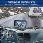 Dual RV Backup Camera 7 Inch 4K Display Screen Voice Control System IP68 Infrared Night Vision Wide Angle Reverse Camera RV Trucks Tractors Car Videorecorders （12-24V） - Image 3