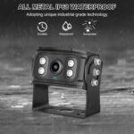 Dual RV Backup Camera 7 Inch 4K Display Screen Voice Control System IP68 Infrared Night Vision Wide Angle Reverse Camera RV Trucks Tractors Car Videorecorders （12-24V） - Image 7