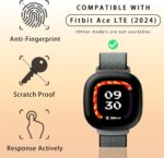 4 Pack Case Compatible with Fitbit Ace LTE Watch Screen Protector, Soft TPU Face Cover Scratch Resistant Full Protective Bumper Set Accessories for Google Fitbit Ace LTE - Image 3
