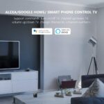 BroadLink RM4 Mini IR Universal Remote Control (2.4 GHz Wi-Fi Only), Smart Home Automation Wi-Fi Infrared Blaster for TV, AC, STB Audio, Works with Alexa, Google Home, IFTTT - Image 4
