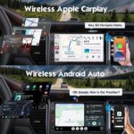 Upgraded Double Din Car Stereo with Wireless Apple CarPlay & Android Auto, 7" LCD Touchscreen, Built-in 240W DSP, FM/AM Radio, Bluetooth Hands-Free Calling & Auto Backup Camera - Image 3