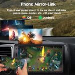 Upgraded Double Din Car Stereo with Wireless Apple CarPlay & Android Auto, 7" LCD Touchscreen, Built-in 240W DSP, FM/AM Radio, Bluetooth Hands-Free Calling & Auto Backup Camera - Image 5