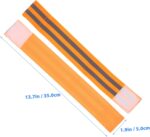 Bulk Reflective Armbands 4pcs Red Wristbands for Events Reflective Tape - Image 3