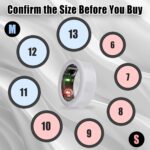 Ring Protector Compatible with Oura Ring, Silicone Scratch Elastic Protection Cover for Oura Ring Gen 3 Working Out (Black+Grey, M (11/12/13)) - Image 3