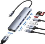 BENFEI 7-in-1 USB C Hub with HDMI(4K@60Hz), 2 USB-A, 1 USB-C Data, 100W Charge, SD/TF Card Reader, Silicone Tangle-Free Cable Compatible with MacBook Pro/Air, iPad Pro, iMac, iPhone 15 Pro/Pro Max - Image 3