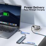 BENFEI 7-in-1 USB C Hub with HDMI(4K@60Hz), 2 USB-A, 1 USB-C Data, 100W Charge, SD/TF Card Reader, Silicone Tangle-Free Cable Compatible with MacBook Pro/Air, iPad Pro, iMac, iPhone 15 Pro/Pro Max - Image 5