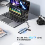 BENFEI 7-in-1 USB C Hub with HDMI(4K@60Hz), 2 USB-A, 1 USB-C Data, 100W Charge, SD/TF Card Reader, Silicone Tangle-Free Cable Compatible with MacBook Pro/Air, iPad Pro, iMac, iPhone 15 Pro/Pro Max - Image 7