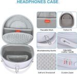 EVA Hard Case for JBL Tune 710BT, JBL Tune 720BT，JBL Tune 770NC, Sony WH-CH710N/WH-CH720N/WH-CH702N Noise Canceling Wireless Headphones,Premium Travel Protective Storage Bag - White - Image 5