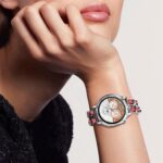 Bands Compatible with Samsung Galaxy Watch 46mm / Galaxy 3 45mm, 22mm Metal with Leather Chain Bracelet for Huawei Watch GT5 / GT5 Pro / 4/4 Pro / GT4 / 3/3 Pro / GT3 / GT2 46mm Women - Image 5