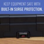Legrand - Wiremold Cable Management Kit, Black Cord Hider with Cable Management Box, Wiremold Outlet Box with 8 Outlets, Wire Management Box 4 x 9.6 x 5.1 inches, CCBP8-BK - Image 8