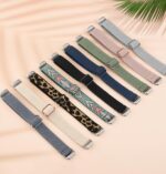 3+3 Pack Silicone Bands and Elastic Bands Compatible with Fitbit Inspire 3 Bands for Women Men, Replacement Wristband for Fitbit Inspire 3 Smartwatch - Image 3