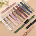 3+3 Pack Silicone Bands and Elastic Bands Compatible with Fitbit Inspire 3 Bands for Women Men, Replacement Wristband for Fitbit Inspire 3 Smartwatch - Image 4