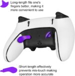 Thumbsticks Paddles Trigger Buttons Replacement for PS5 Edge Controller - Thumb Sticks Back Buttons Accessories for PS5 Edge Controller (10IN1-Purple) - Image 4
