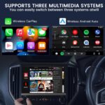 Wireless CarPlay Adapter, 2025 Upgrade Support Netflix/YouTube/TF Card Plug & Play Dongle with Apple Car Play Wireless Adapter Android Auto - Image 3