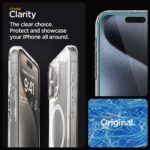 Spigen Ultra Hybrid MagFit Pack Designed for iPhone 15 Pro Max Case (2023) [Military-Grade Protection] Compatible with MagSafe - White - Image 4