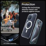 Spigen Ultra Hybrid MagFit Pack Designed for iPhone 15 Pro Max Case (2023) [Military-Grade Protection] Compatible with MagSafe - White - Image 5