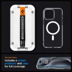 Spigen Ultra Hybrid MagFit Pack Designed for iPhone 15 Pro Max Case (2023) [Military-Grade Protection] Compatible with MagSafe - White - Image 6